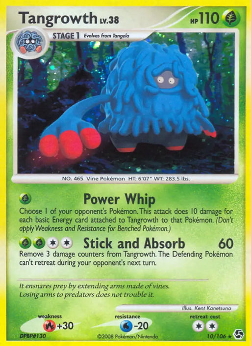 Tangrowth (10/106) [Diamond & Pearl: Great Encounters] - Pokemon Single