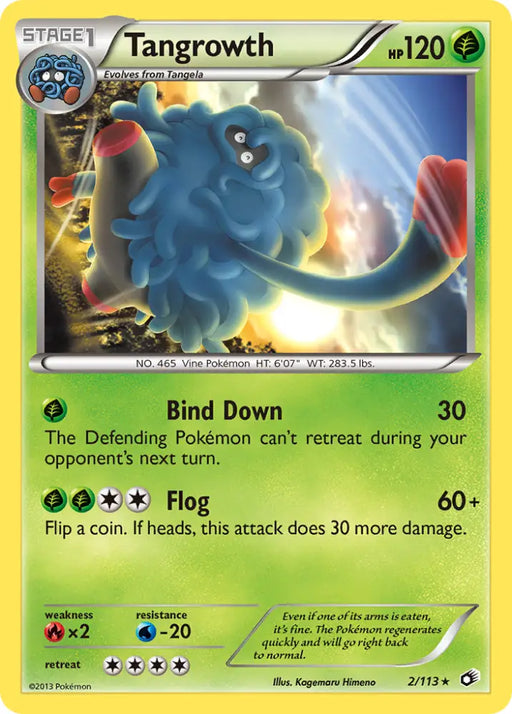 Tangrowth (2/113) [Black & White: Legendary Treasures] - Pokemon Single
