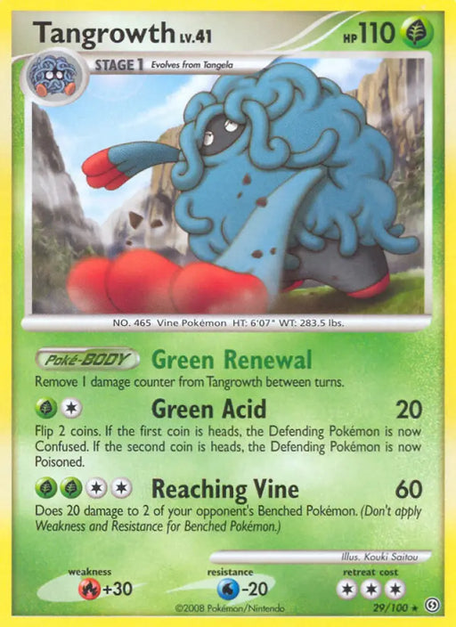 Tangrowth (29/100) [Diamond & Pearl: Stormfront] - Pokemon Single