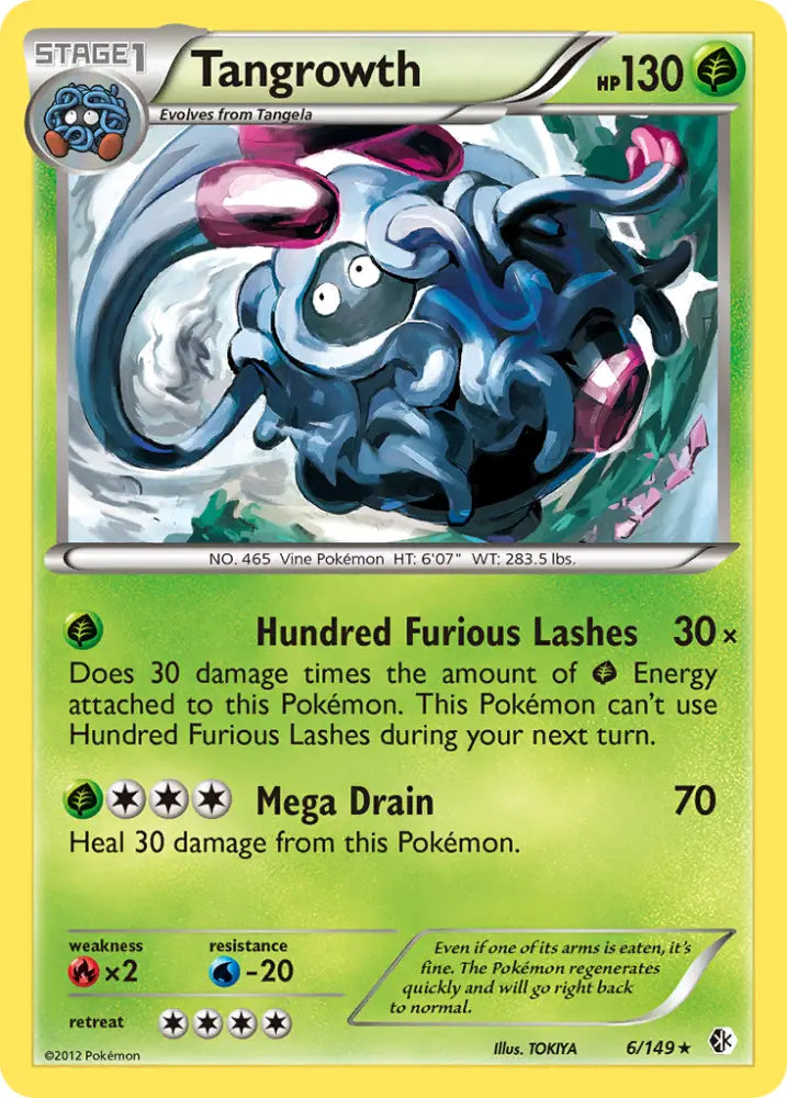 Tangrowth (6/149) [Black & White: Boundaries Crossed] - Pokemon Single