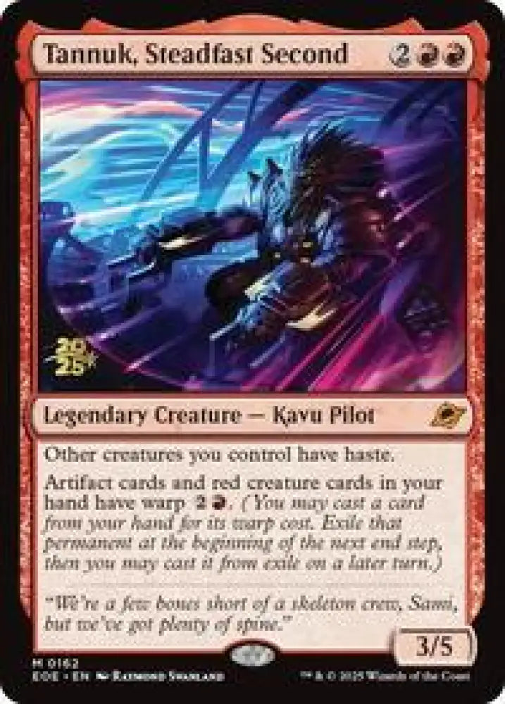 Tannuk, Steadfast Second (162) [Prerelease Cards]
