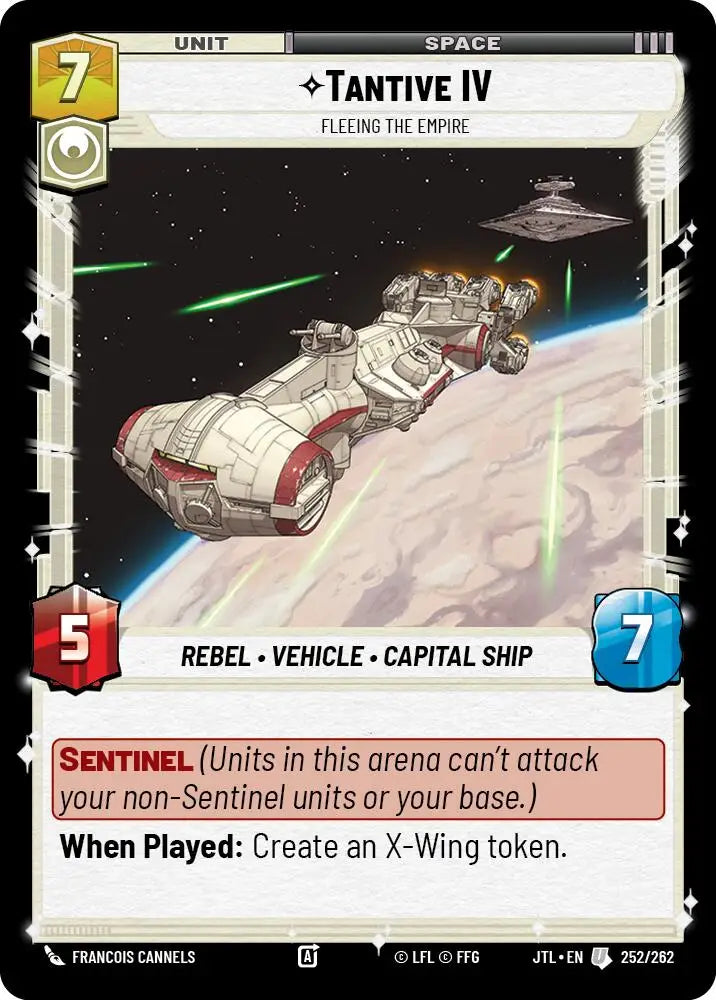 Tantive IV - Fleeing the Empire (252/257) [Jump to Lightspeed] - Star Wars: Unlimited Single