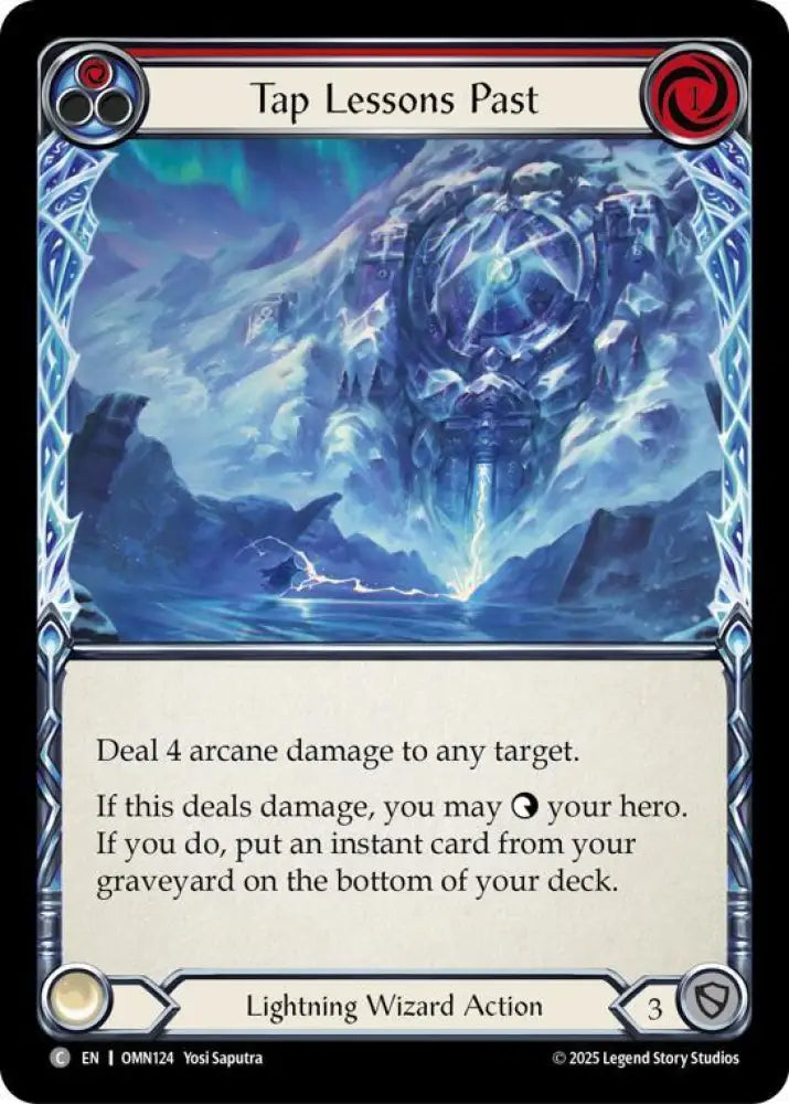 Tap Lessons Past (Red) (OMN124) [Omens of the Third Age]