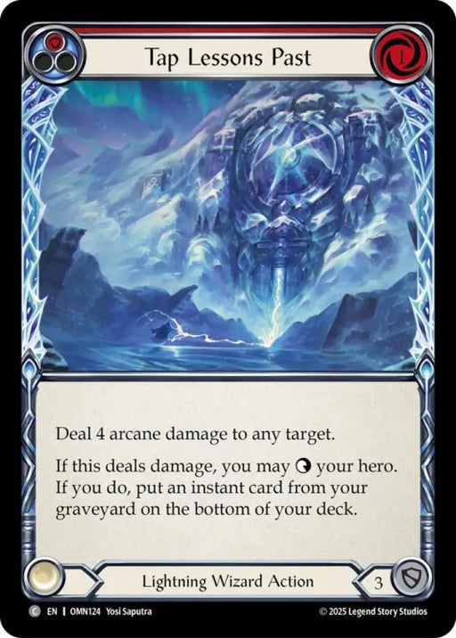 Tap Lessons Past (Red) (OMN124) [Omens of the Third Age]