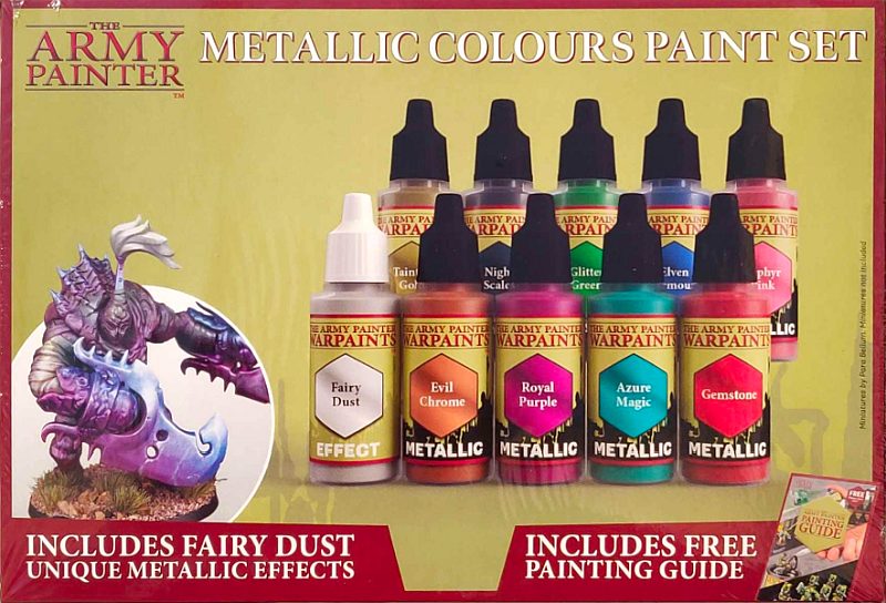 WARPAINTS : JEU DE PEINTURES AUX COULEURS MÉTALLISÉES