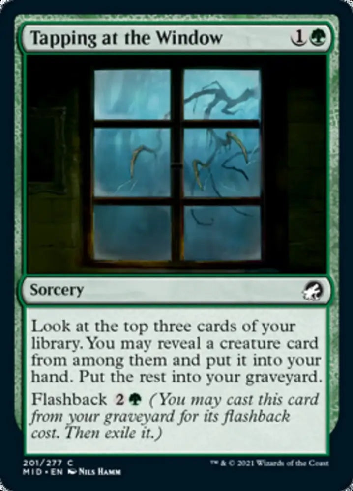 Tapping at the Window [Innistrad: Midnight Hunt] - MTG Single