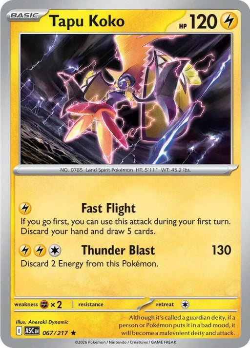 Tapu Koko (067/217) [ME: Ascended Heroes]