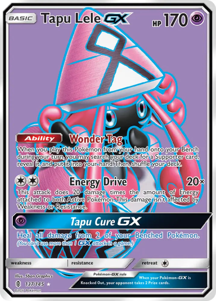 Tapu Lele GX (137/145) [Sun & Moon: Guardians Rising] - Pokemon Single