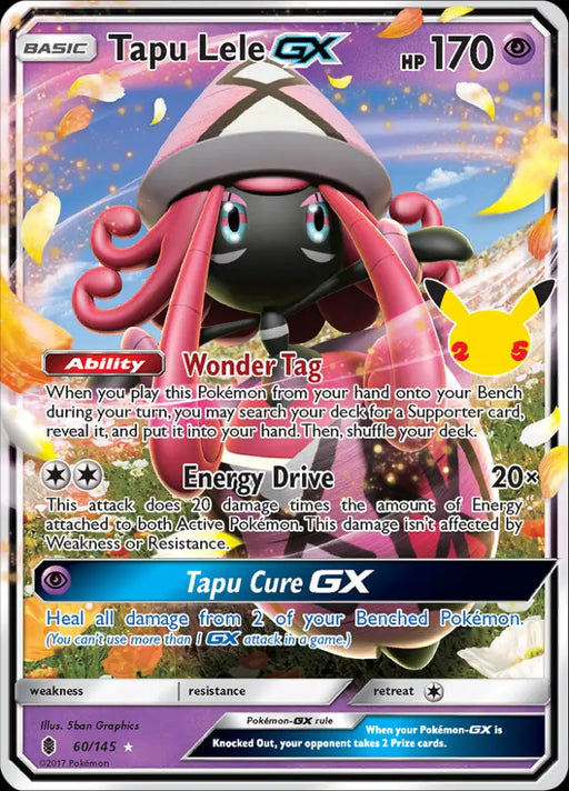 Tapu Lele GX (60/145) [Celebrations: 25th Anniversary - Classic Collection] - Pokemon Single