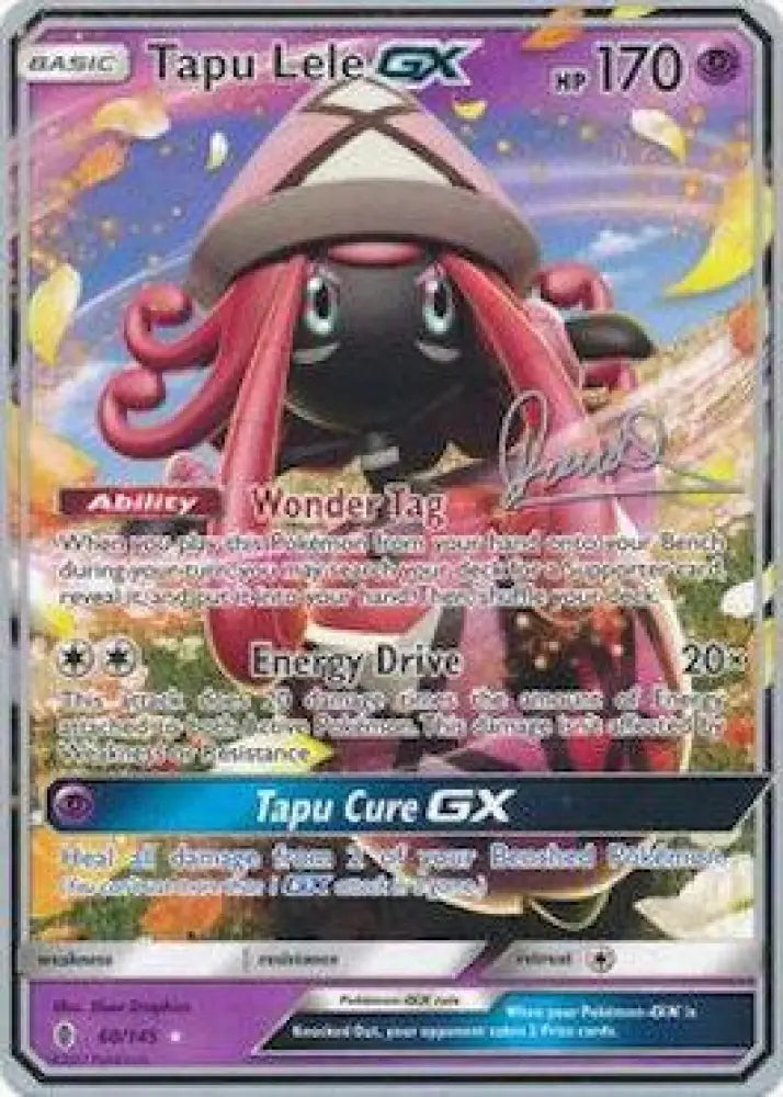 Tapu Lele GX (60/145) (Infinite Force - Diego Cassiraga) [World Championships 2017] - Pokemon Single