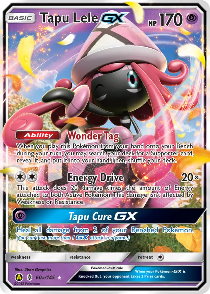 Tapu Lele GX (60a/145) [Alternate Art Promos] - Pokemon Single