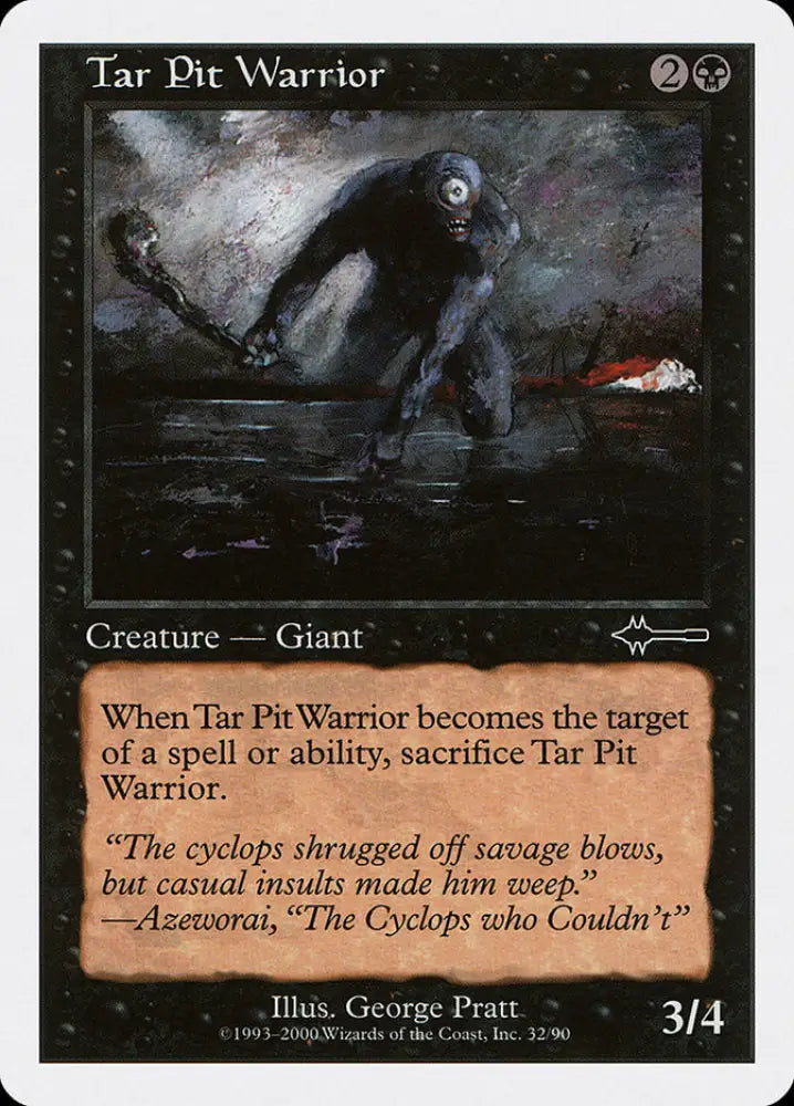 Tar Pit Warrior [Beatdown] - MTG Single
