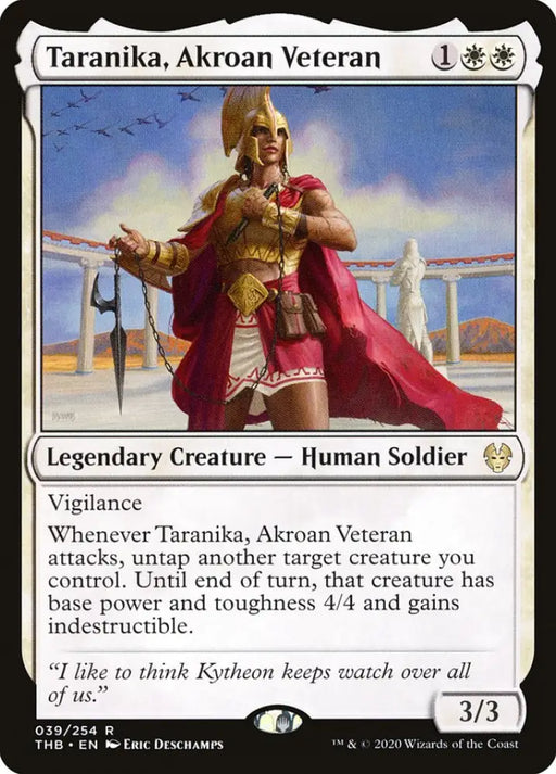 Taranika Akroan Veteran [Theros Beyond Death] - MTG Single