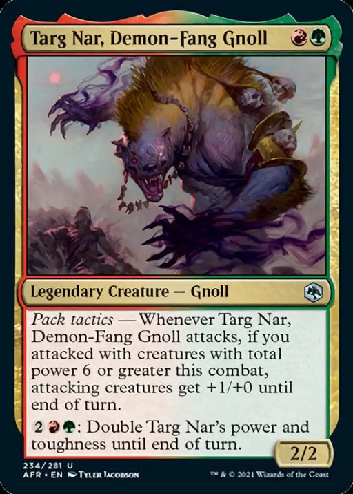 Targ Nar Demon-Fang Gnoll [Dungeons & Dragons: Adventures in the Forgotten Realms] - MTG Single