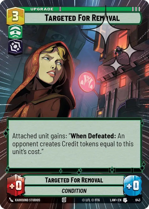 Targeted for Removal (Hyperspace Foil) (643) [A Lawless Time]