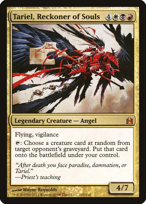 Tariel Reckoner of Souls [Commander 2011] - MTG Single
