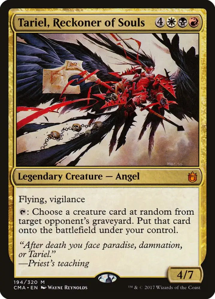 Tariel Reckoner of Souls [Commander Anthology] - MTG Single