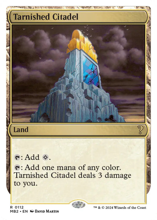 Tarnished Citadel (White Border) [Mystery Booster 2] - MTG Single