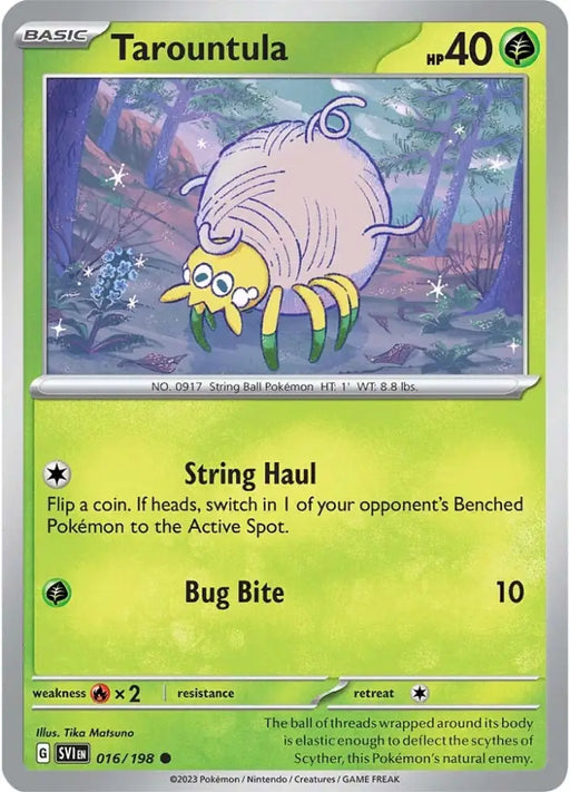 Tarountula (016/198) [Scarlet & Violet: Base Set] - Pokemon Single