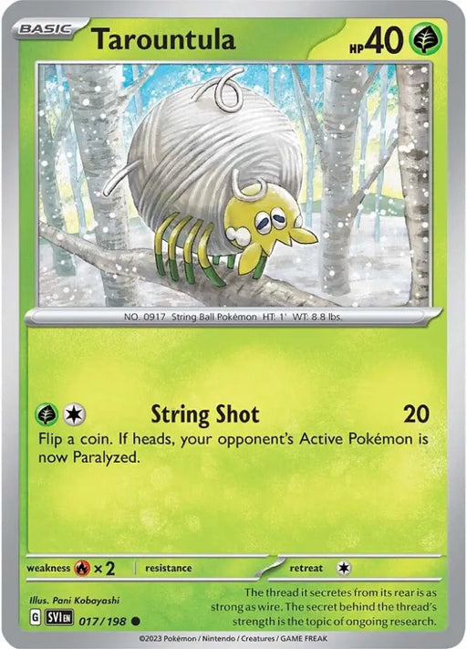 Tarountula (017/198) [Scarlet & Violet: Base Set] - Pokemon Single