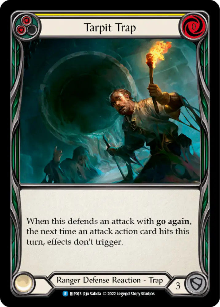 Tarpit Trap (Yellow) [Outsiders] (Riptide Blitz Deck) - Flesh And Blood Single