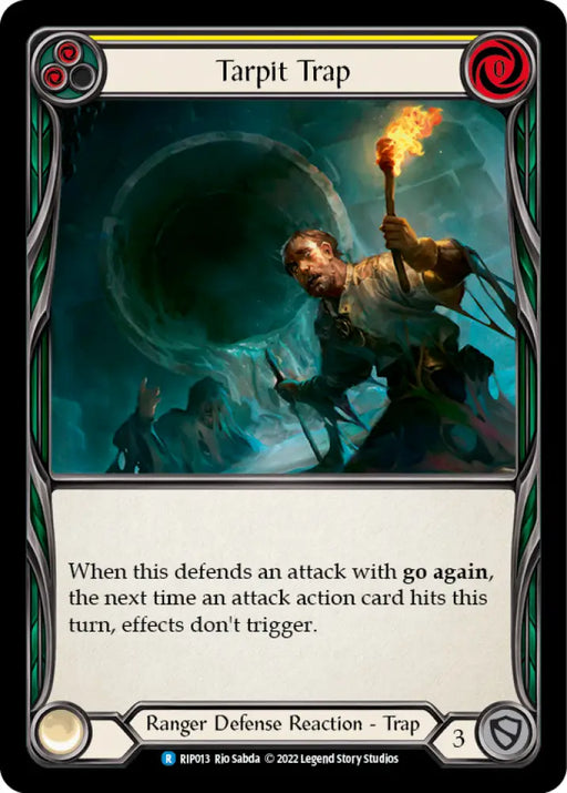 Tarpit Trap (Yellow) [Outsiders] (Riptide Blitz Deck) - Flesh And Blood Single