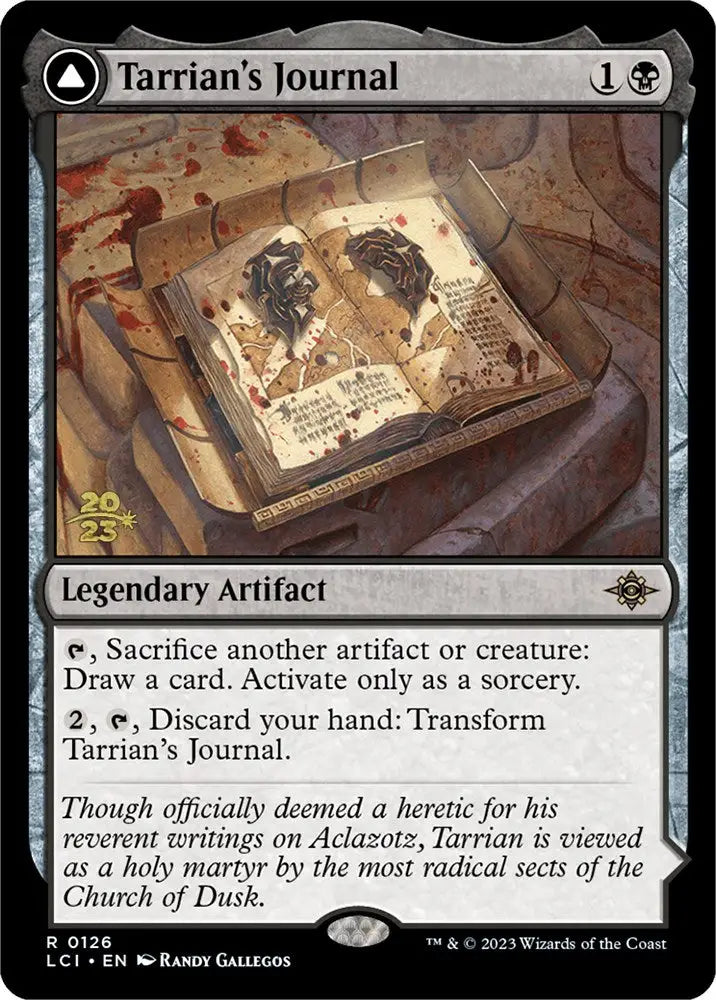 Tarrian’s Journal // The Tomb of Aclazotz [The Lost Caverns of Ixalan Prerelease Cards] - MTG Single