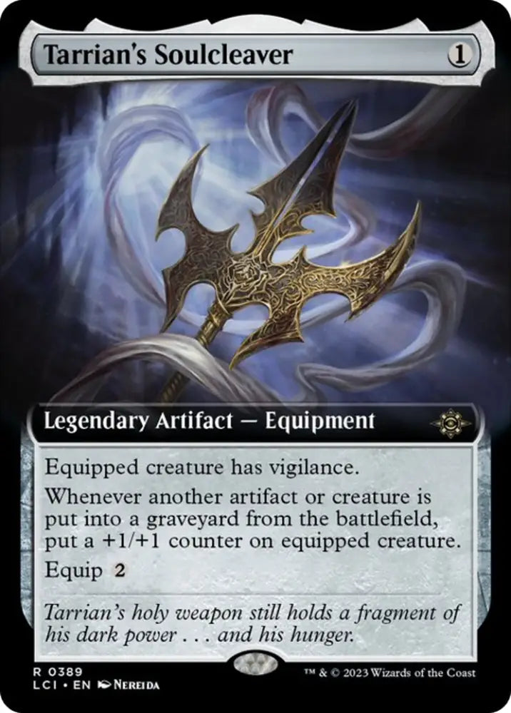 Tarrian’s Soulcleaver (Extended Art) [The Lost Caverns of Ixalan] - MTG Single