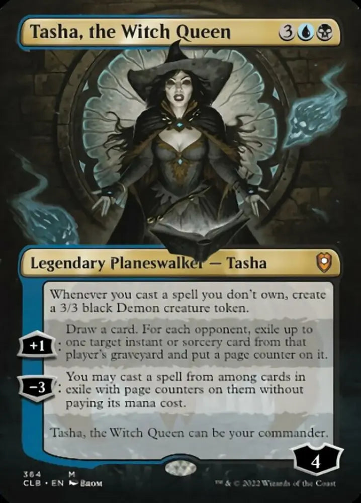 Tasha the Witch Queen (Borderless) [Commander Legends: Battle for Baldur’s Gate] - MTG Single