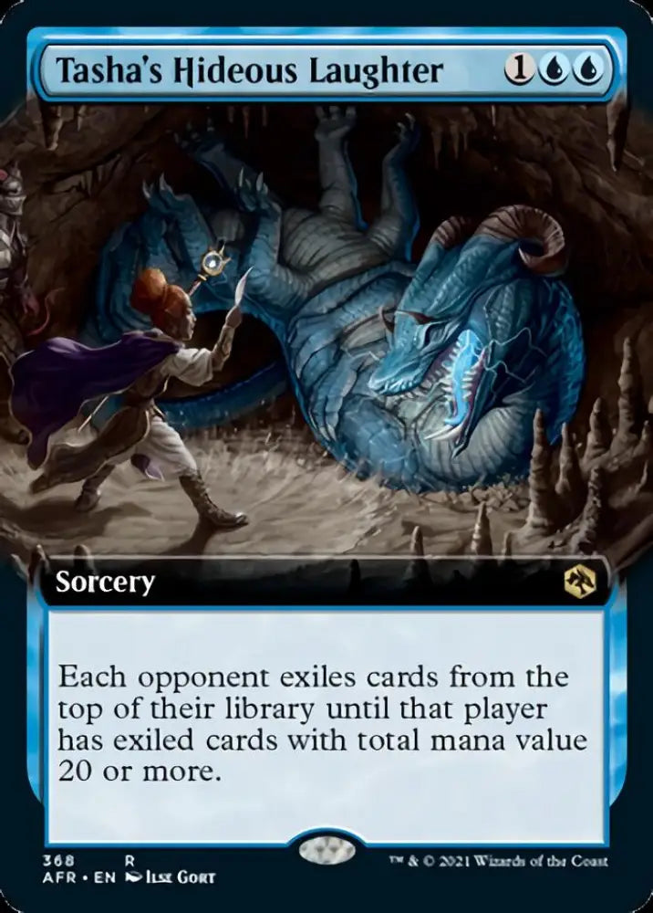 Tasha’s Hideous Laughter (Extended Art) [Dungeons & Dragons: Adventures in the Forgotten Realms] - MTG Single