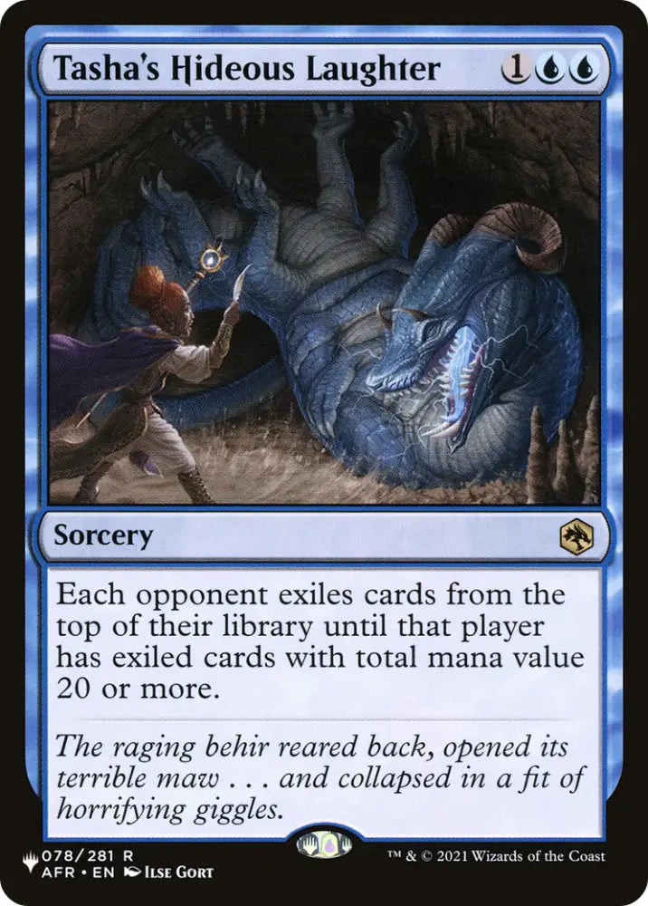 Tasha’s Hideous Laughter [The List] - MTG Single