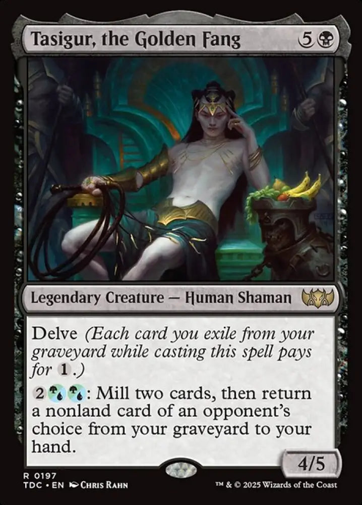 Tasigur, the Golden Fang (197) [Tarkir: Dragonstorm Commander]