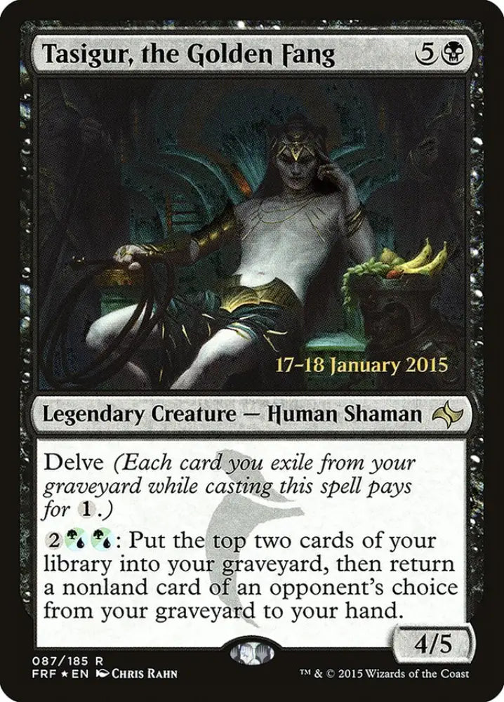 Tasigur the Golden Fang [Fate Reforged Prerelease Promos] - MTG Single