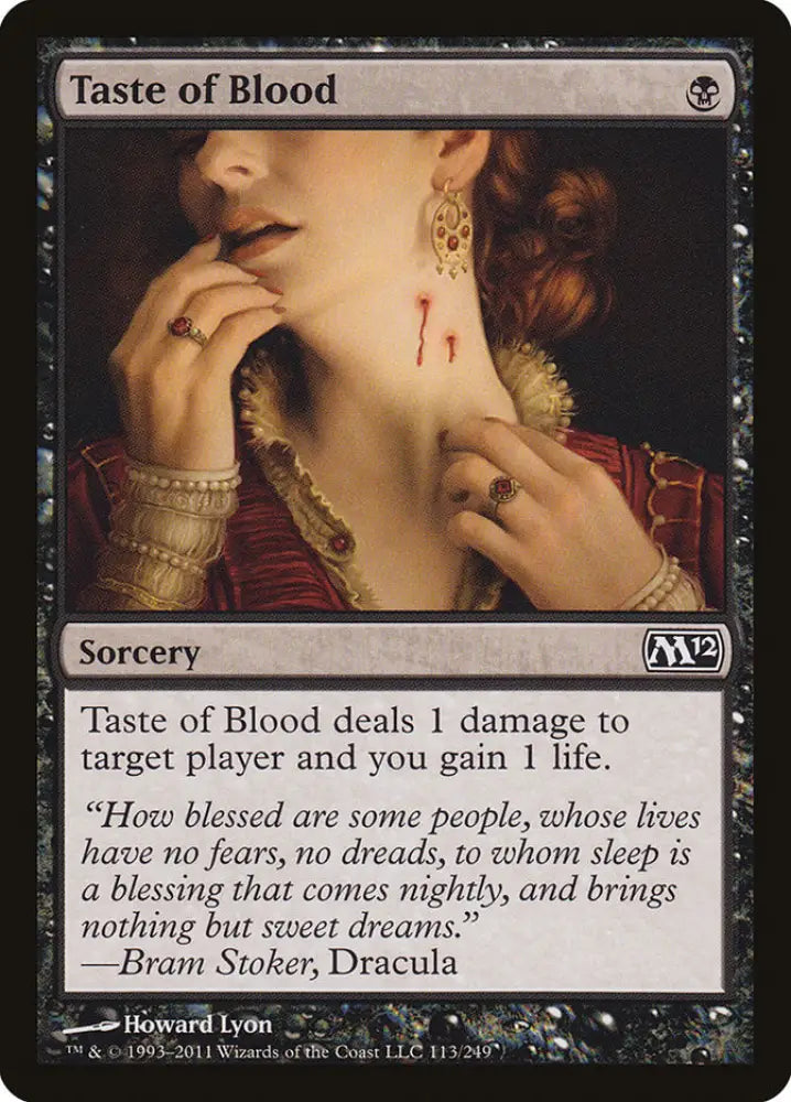 Taste of Blood [Magic 2012] - MTG Single