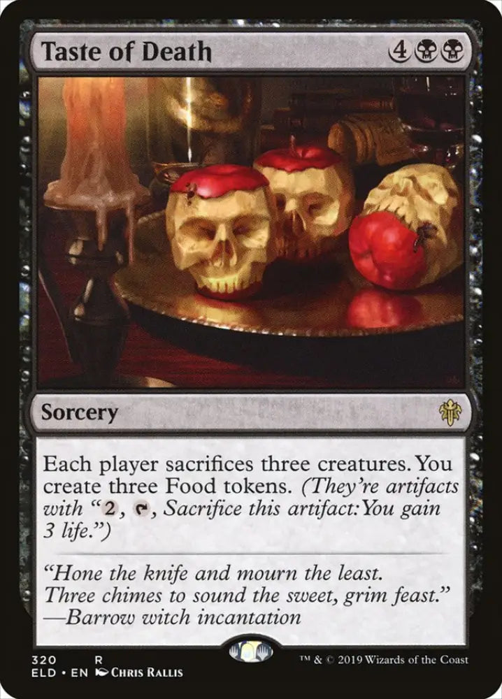 Taste of Death [Throne of Eldraine] - MTG Single