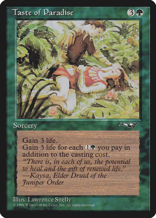 Taste of Paradise (Red Attire) [Alliances] - MTG Single