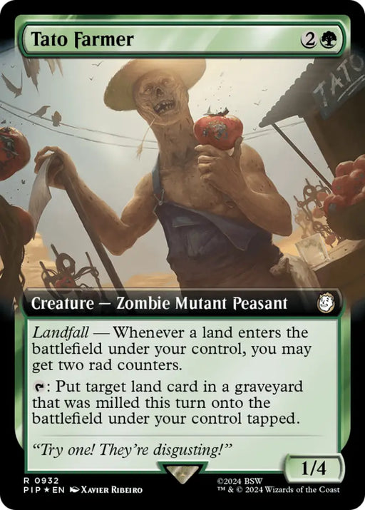 Tato Farmer (Extended Art) (Surge Foil) [Fallout] - MTG Single