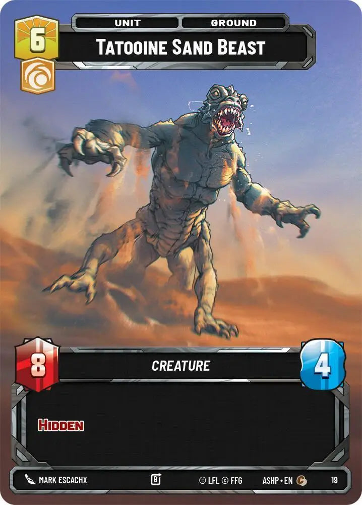 Tatooine Sand Beast (19) [Ashes of the Empire - Weekly Play Promos]