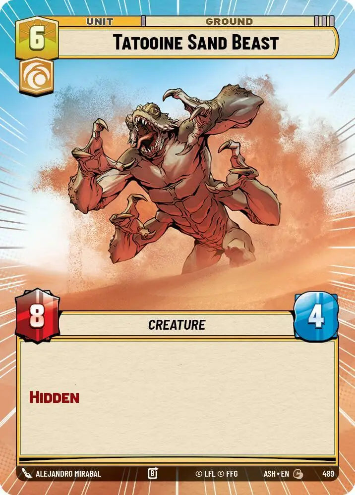 Tatooine Sand Beast (Hyperspace) (489) [Ashes of the Empire]