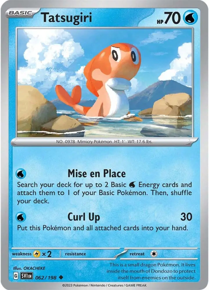 Tatsugiri (062/198) [Scarlet & Violet: Base Set] - Pokemon Single