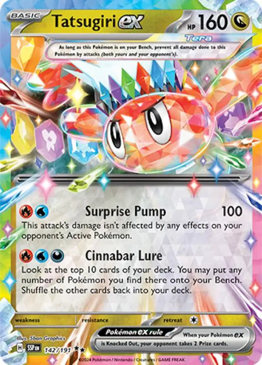 Tatsugiri ex (142/191) [Scarlet & Violet: Surging Sparks] - Pokemon Single