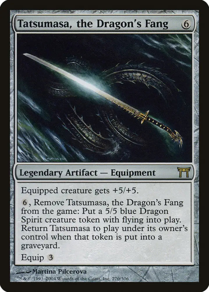 Tatsumasa the Dragon’s Fang [Champions of Kamigawa] - MTG Single