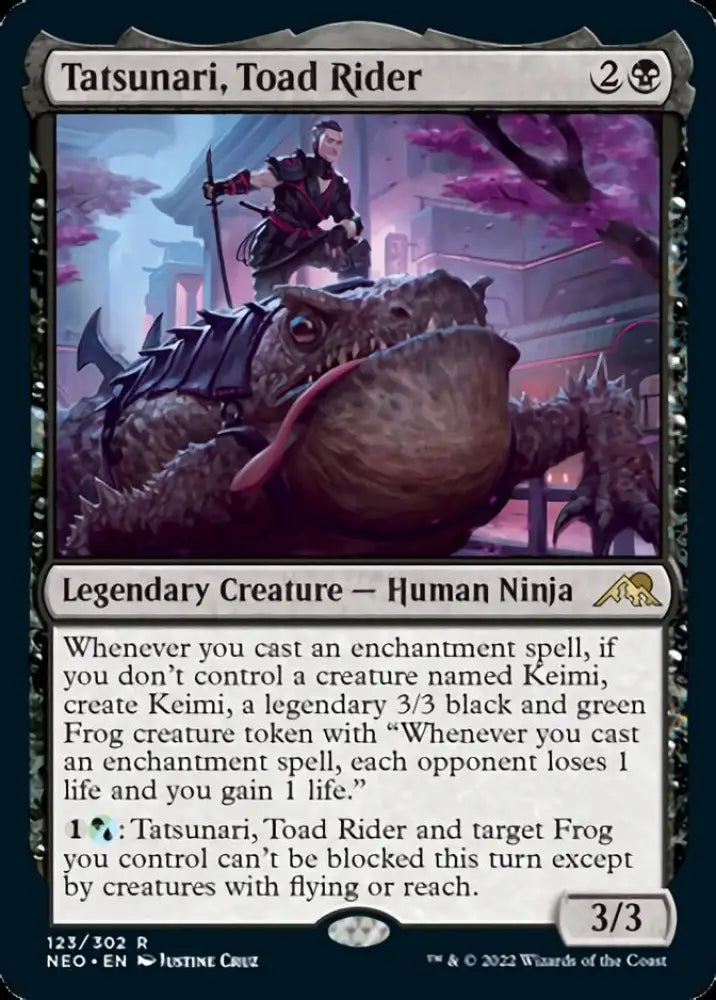 Tatsunari Toad Rider [Kamigawa: Neon Dynasty] - MTG Single