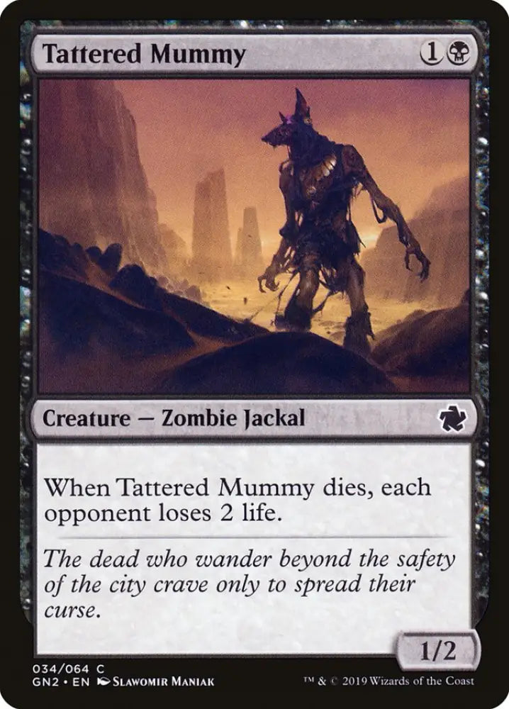 Tattered Mummy [Game Night 2019] - MTG Single