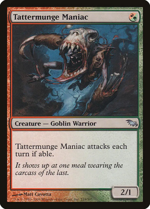 Tattermunge Maniac [Shadowmoor] - MTG Single
