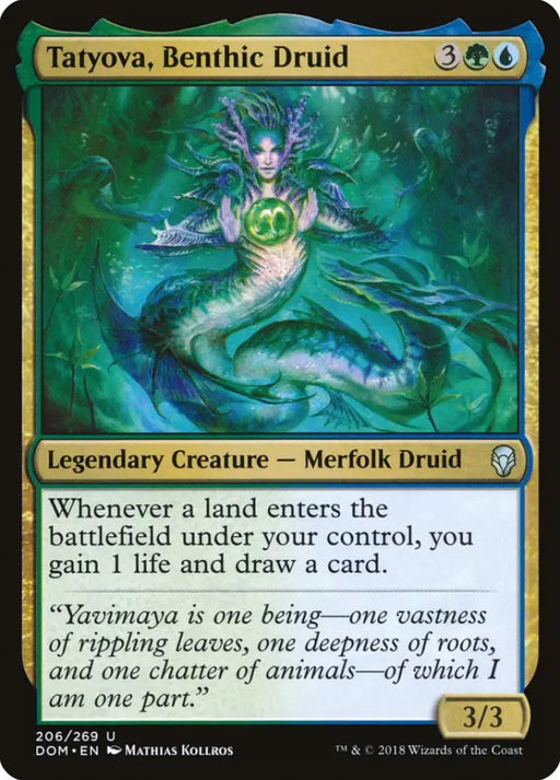 Tatyova Benthic Druid [Dominaria] - MTG Single