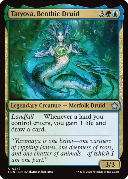 Tatyova Benthic Druid [Foundations] - MTG Single
