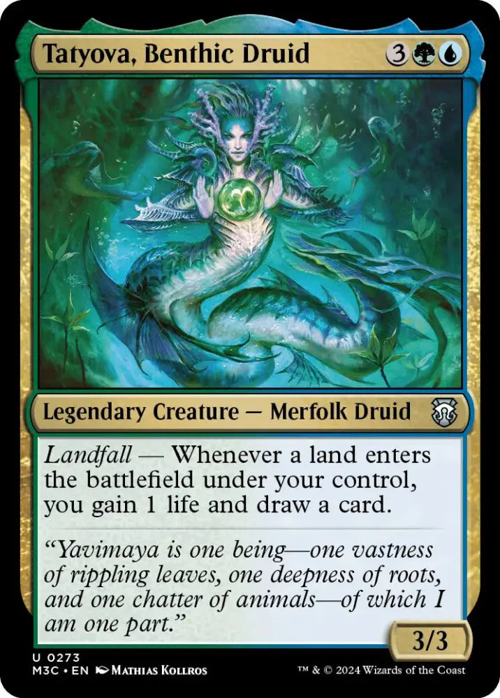 Tatyova Benthic Druid [Modern Horizons 3 Commander] - MTG Single