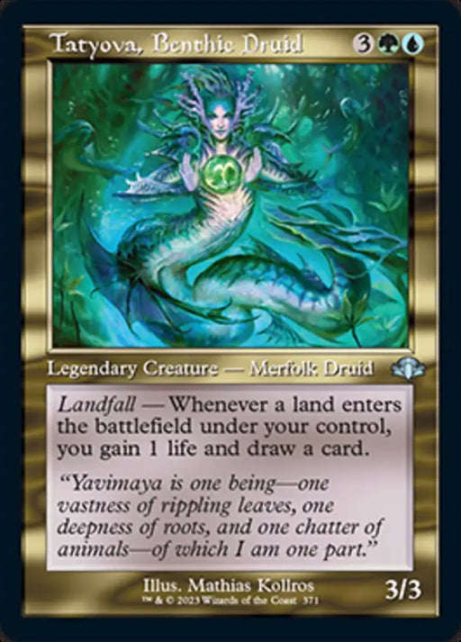 Tatyova Benthic Druid (Retro) [Dominaria Remastered] - MTG Single