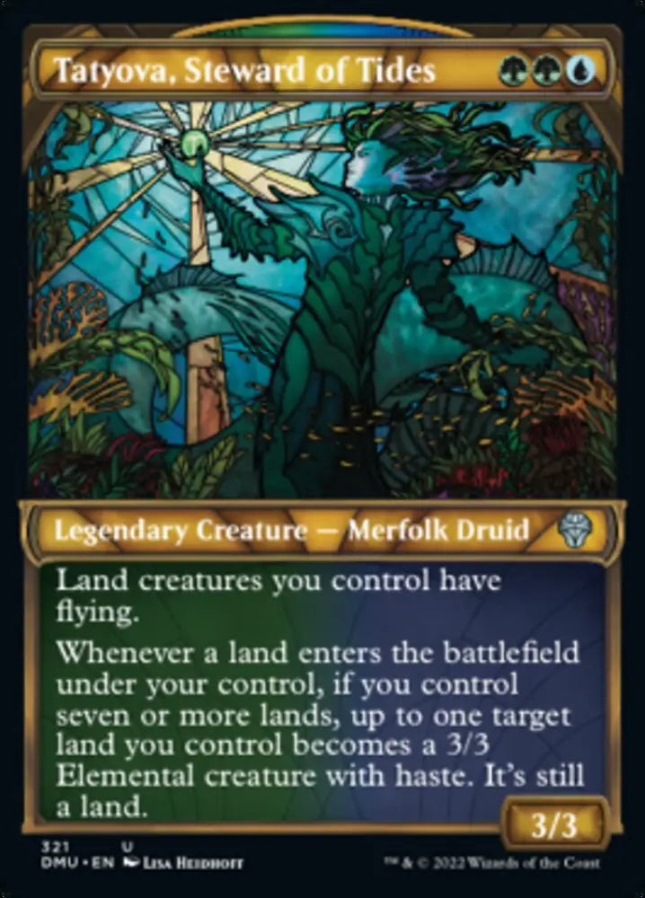Tatyova Steward of Tides (Showcase) [Dominaria United] - MTG Single
